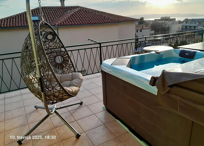 Mit Drei Schlafzimmern- Whirlpool Und Meerblick By Interhome Апартаменты